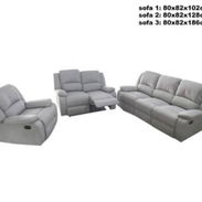 Juego de sofá reclinable 3,2,1 inportado de lujo - Img 57648151