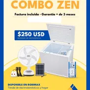 Nevera y ventilador recargable con panel solar - Img 55377506