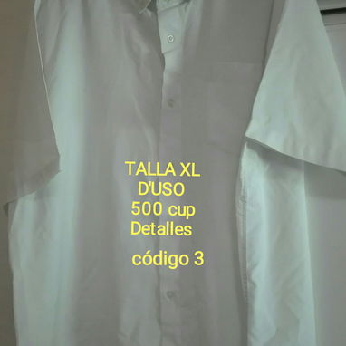 Camisas blancas buen estado para hombre - Img 118562563