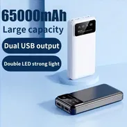 Power Bank alta capacidad 65000mAh. Múltiples puertos USB Y Pantalla LED - Img 55667535