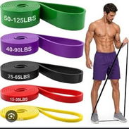Juego de bandas de resistencia 5 tipos con diferente pesaje Excelente para ejercicios en casa 35usd 📞56740324 - Img 56382917
