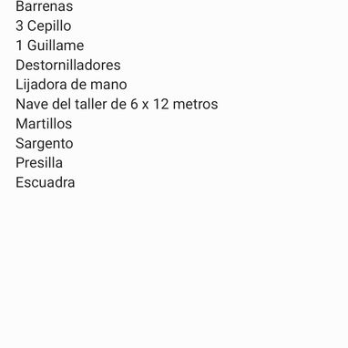 Venta de una carpinería completa - 7/7