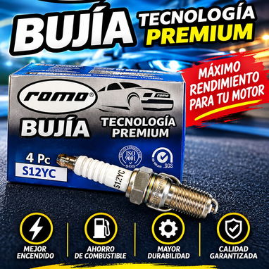 Bujías rosca 14 exagono 16 y 21 largas y cortas - 2/2