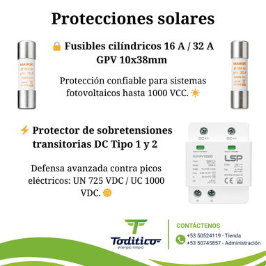 TODITICO | ENERGÍA LIMPIA!! SERVICIOS, PANELES SOLARES, ESTRUCTURAS, COMPONENTES ELÉCTRICOS Y MAS.... - Img 123691505