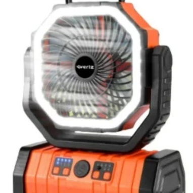 VENTILADOR RECARGABLE PORTÁTIL F6 CON LUZ LED 20000mAh - 2/3