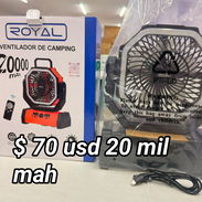 Ventilador Recargable 20 mil mah - Img 56460586