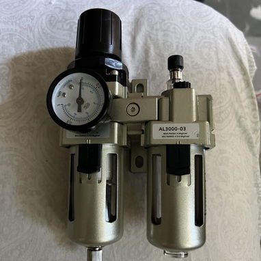 Filtro Profesional de Aire/Separador de Aceite-Agua con válvula de drenaje automático Para compresores!! - Img 120726617