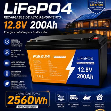 BATERÍAS DE LITIO (LiFePO4): EL CORAZÓN DE SU INVERSOR - 3/10