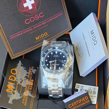 🔴 ¡ estreno ! 🔴 joya swiss made 🕰mido ocean star 600 chronometer automatico wr 600 metros,certificado cosc🇨🇭 - Img 121060914