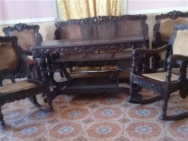 Juegos de muebles antiguos de caoba - Img 64363052