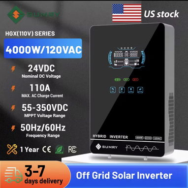 INVERSOR SOLAR SUMRY 4KW/120VAC|VOLTAGE 24V|NUEVOS EN CAJA!!_53849890_ - 3/3