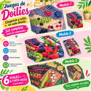 Set de 6 doiles con 6 portavasos 6 USD - Img 57657726