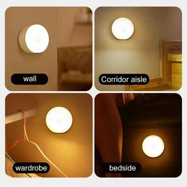 📞53884600.🎇 Lámpara decorativa de 6 LED con detección de movimiento humano🎇 Mensajería disponible.🚴 - Img 119317174