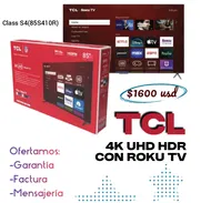 SMART TV 85 PULGADAS UHD-ROKU TV -NUEVO EN CAJA-GARANTÍA Y TRANSPORTE INCLUIDO - Img 49069364