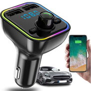 ⭕️ Transmisor FM Carro / Reproductora MP3 Carro Bluetooth USB y Carga Rápida ✅  Reproductor MP3 Auto - Img 44327029