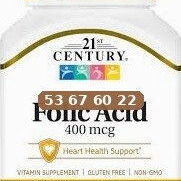 Ácido fólico 400 mcg Century 21 - 3/3