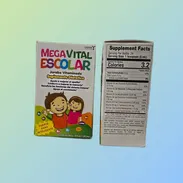 Jarabe Megavital Escolar Suplemento Dietético 120ml - Img 57874760