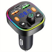 🛍️ Reproductor Música / Transmisor FM Bluetooth USB y Carga Rápida Autos ✅ Radio Carros Reproductora MP3 Auto NUEVO - Img 44544605