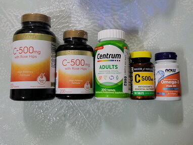 Vitamina C de 500mg  pomos de 100 tabletas de 200 y de 500 tabletas - Img 64201567