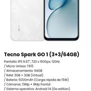 Tecno Spark GO 1 (3+3/64GB). Nuevo en caja con garantía - Img 48129857