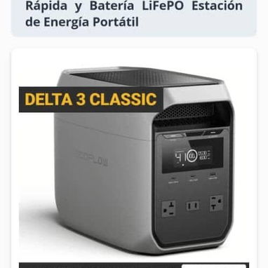 Estaciones eléctricas, Ecoflow , Oupes, Sistemas de inversores con paneles, Paneles solares.. - Img 114277512