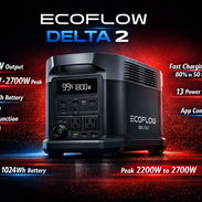 ecoflow delta 2 1024wh 1800 salida y pico 2200 a 2700w maximo 0km sellado con garantia x escrito soy tienda fisica - Img 54445943