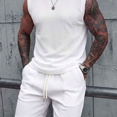 Conjunto de short y desmangado de hombre🩳👕 - Img 125337662