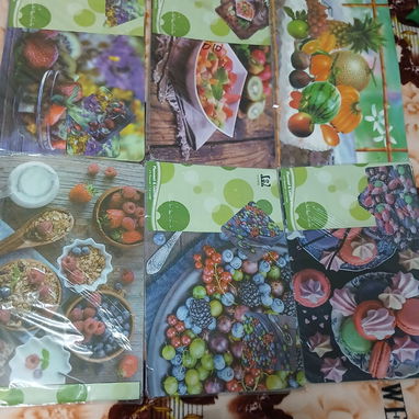Doiles regalo para la madre set de 6 doiles con 6 porta vasos - 2/2
