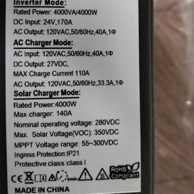 El inversor Sumry de 4 kW Híbrido "todo-en-uno - 3/3