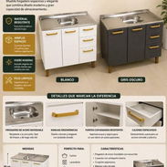 Mueble con fregadero para cocina - Img 56240209