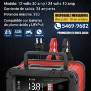 ACEPTO CUP ⊂(◉‿◉)つ...🔋 FOXSUR 20A – CARGADOR INTELIGENTE ... , 5-921-57773 ⚡ Para baterías 12V y 24V - Img 56890885