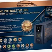 SIEMPRE PRESENTE UPS BACKUP DE CALIDAD 110V, 2000VA 1200 W CON SUS 2 BATERÍAS DE 12V 9AH NUEVO EN CAJA USTED LO ESTRENA - Img 56990496
