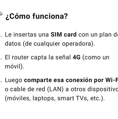 Módem Router 4g con puerto USB para internet en su laptop o PC - Img 95510632
