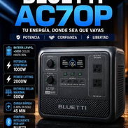 📦Bluetti AC 70p 📄Garantía: 1 mes - Img 57993873