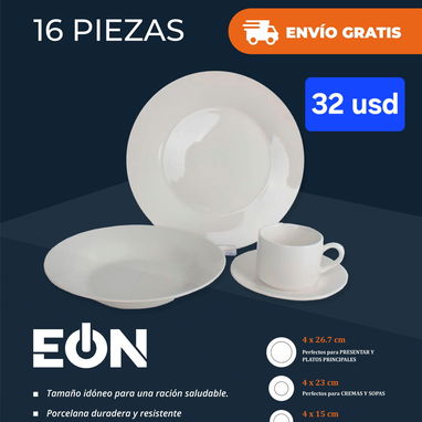 Set de Vajilla de Porcelana - 3/3