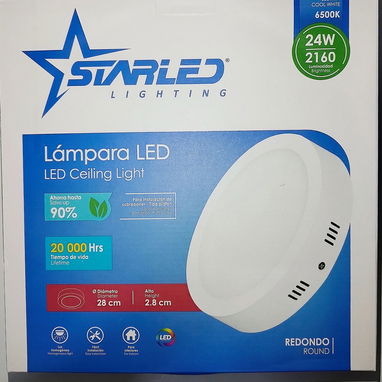 LÁMPARA LED EMPOTRABLE EN PLADUR (PANEL LED) / LUCES LED Y NEÓN COLOREADAS PARA ILUMINACIÓN DE LOCAL - 📞58504201 - Img 92265003
