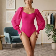 Body Fucsia de Gala: Elegancia y Estilo Romántico talla S 16 - Img 55343599