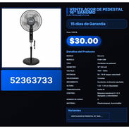 VENTILADOR DE PEDESTAL 16" SANUMO . - Img 57514213