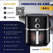 Freidora de Aire EKO 5.5L – Modelo DH8228T - Img 55410019