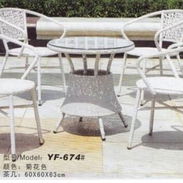 Muebles de Ratán de color blanco para exteriores - Img 52706085