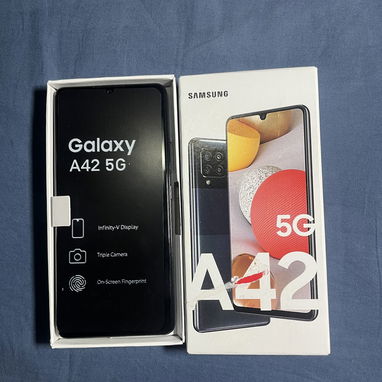 📲 Samsung Galaxy A42 5G – 4GB/128GB – NUEVO, SELLADO DE FÁBRICA (con caja original) - Img 123146569