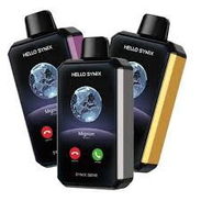 Vaper Hello Senix — 30,000 Puff 👋 Sabores: Watermelon Ice, Strawberry Kiwi, Sour Apple Ice, Juicy Peach, Berry Blast, R - Img 58155747