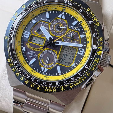 edición especial blue angels promaster skyhawk 🦅halcón del cielo de citizen  modelos de 5ta y 6ta generacion - Img 117404794