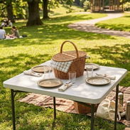 📢 Mesas plegables (cuadradas) para decorar su hogar o negocio. Importadas - Img 57518125