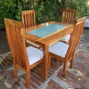 JUEGOS DÉ COMEDOR DÉ MADERA SOLIDA 1 - Img 55730566