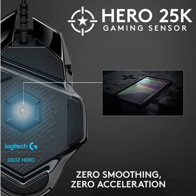 🎮🖱️ MOUSE GAMER LOGITECH G502 HERO 25K RGB 11 BOTONES + PESAS 🔥 ENVÍO DISPONIBLE HABANA + 7 DÍAS DE GARANTÍA - Img 118792157