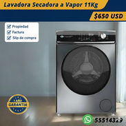Lavadora Secadora a vapor 11Kg, nueva en caja, un año de garantía. Propiedad, Factura y Slip de compra - Img 51947759