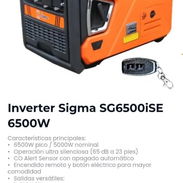 Planta Electrica ultra silenciosa Inverter Sigma SG6500iSE 6500W P0465-AV004 - Img 57186790