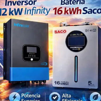 * INVERSORES SOLARES Y BATERÍAS ✅* 1.800 USD - 4/8