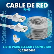 **Cable de RED Categoría 6 Cable de red 1mts Cable de red 2mts Cable de red 3mts Cable de red 4mts Cable de red 5mts - Img 44753250